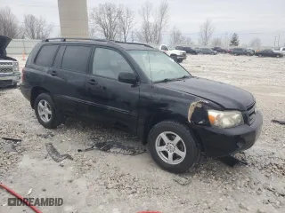 2006 Toyota Highlander w/3rd Row with VIN JTEEP21A660142409, listed as a Copart auction lot 47297375 with 197,592 mi miles and Clean Title. Bid and sale history available at carsss.com. Image 4.