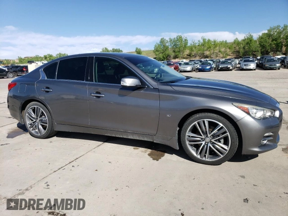 2015 Infiniti Q50 Premium z VIN JN1BV7AR6FM401105, wystawiony jako Copart lot #56982265 z przebiegiem 108 256 mil mil oraz Czysty tytuł • Clean title. Historia ofert i sprzedaży dostępna na DreamBid. Obrazek 4.