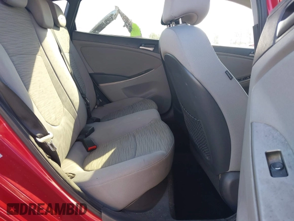 2015 Hyundai Accent GS with VIN KMHCT5AE9FU198103, listed as a IAAI auction lot 41876046 with 84,485 mi miles. Bid and sale history available at carsss.com. Image 8.