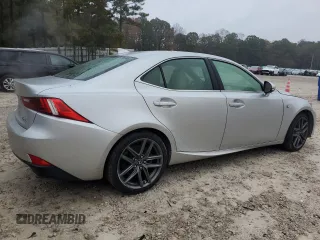 2014 Lexus IS 350 with VIN JTHBE1D20E5010273, listed as a Copart auction lot 43520715 with 197,604 mi miles and Salvage Title. Bid and sale history available at carsss.com. Image 3.