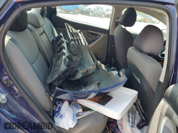 2013 Hyundai Elantra Limited with VIN 5NPDH4AE1DH168041, listed as a Copart auction lot 49709275 with 151,101 mi miles and Salvage Title. Bid and sale history available at DreamBid. Image 10.