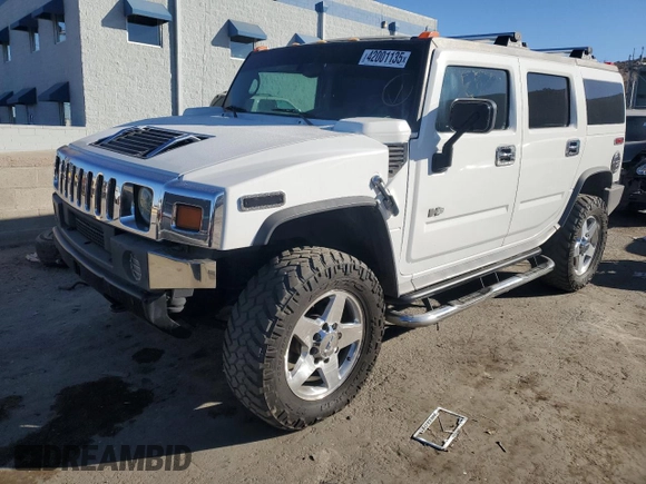 2004 Hummer H2 with VIN 5GRGN23U64H121213, listed as a Copart auction lot 42001135 with 0 mi miles and Salvage Title. Bid and sale history available at carsss.com. Image 1.
