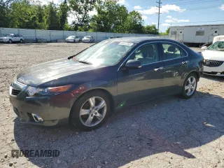 2011 Acura TSX with VIN JH4CU2F62BC018833, listed as a Copart auction lot 56911785 with 144,558 mi miles and Salvage title. Bid and sale history available at DreamBid. Image 1.
