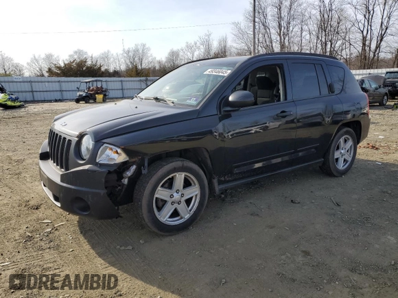 2008 Jeep Compass Sport with VIN 1J8FF47W68D686438, listed as a Copart auction lot 49346045 with 140,882 mi miles and Salvage Title. Bid and sale history available at carsss.com. Image 1.