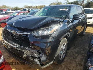 2020 Toyota Highlander L with VIN 5TDCZRBH7LS519221, listed as a Copart auction lot 41575805 with 51,289 mi miles and Salvage title. Bid and sale history available at DreamBid. Image 1.