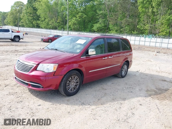 2016 Chrysler Town & Country Touring-L with VIN 2C4RC1CG7GR221690, listed as a IAAI auction lot 42038763 with 188,184 mi miles. Bid and sale history available at carsss.com. Image 2.