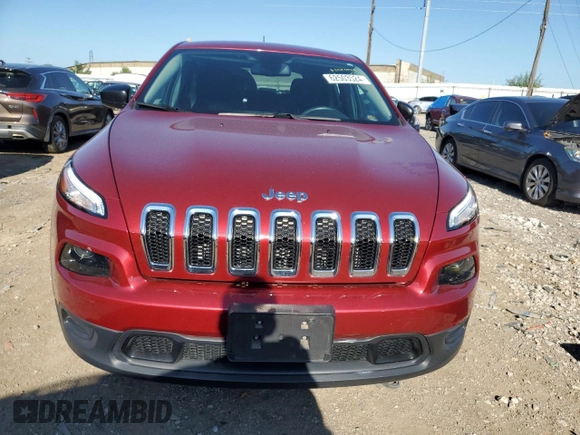 2017 Jeep Cherokee Sport with VIN 1C4PJMAS2HD217704, listed as a Copart auction lot 62503524 with 60,194 mi miles and Salvage Title. Bid and sale history available at carsss.com. Image 5.