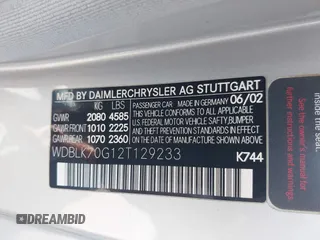 2002 Mercedes-Benz CLK 320/430 z VIN WDBLK70G12T129233, wystawiony jako IAAI lot #42391247 z przebiegiem 94 186 mil mil oraz . Historia ofert i sprzedaży dostępna na DreamBid. Obrazek 9.