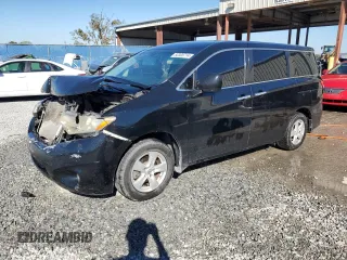 2014 Nissan Quest SV with VIN JN8AE2KP9E9104036, listed as a Copart auction lot 82305714 with Not Provided miles and Salvage Title. Bid and sale history available at carsss.com. Image 1.