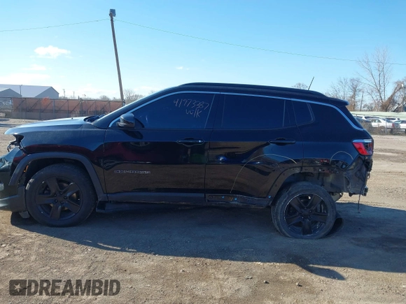 2022 Jeep Compass Latitude with VIN 3C4NJDBB4NT134481, listed as a IAAI auction lot 41973387 with 97,533 mi miles and . Bid and sale history available at DreamBid. Image 14.