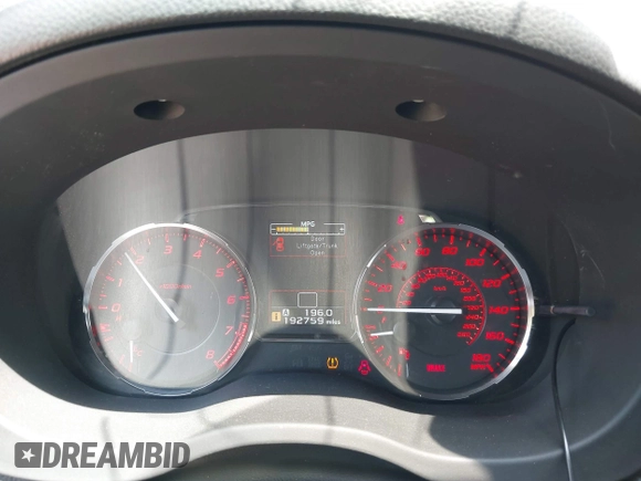 2015 Subaru WRX с VIN JF1VA1A67F9833865, выставлен на аукционе IAAI как лот 42170379 с пробегом 192 759 миль миль и . История ставок и продаж доступна на DreamBid. Изображение 7.