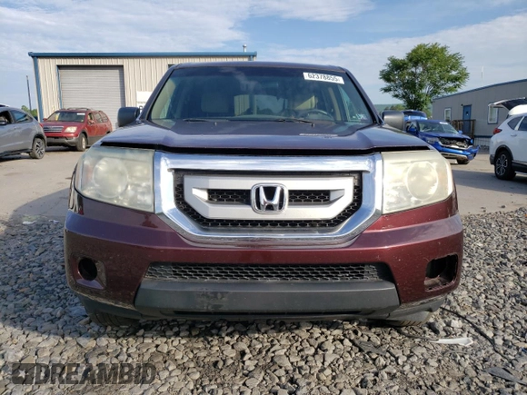 2011 Honda Pilot LX with VIN 5FNYF4H24BB090224, listed as a Copart auction lot 62378855 with 159,469 mi miles and Salvage title. Bid and sale history available at DreamBid. Image 5.