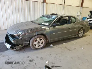2004 Chevrolet Monte Carlo SS with VIN 2G1WX12K849416067, listed as a Copart auction lot 79493844 with 199,585 mi miles and Salvage Title. Bid and sale history available at carsss.com. Image 1.