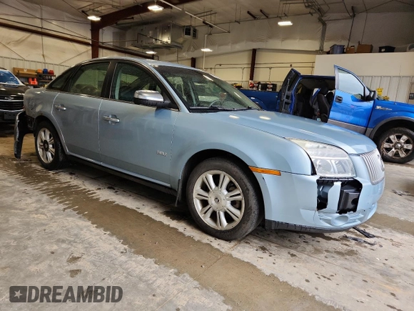 2008 Mercury Sable Premier with VIN 1MEHM42W38G622948, listed as a Copart auction lot 61863185 with 188,209 mi miles and Non repairable. Bid and sale history available at DreamBid. Image 4.