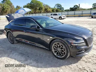 2021 Genesis G80 2.5T with VIN KMTGB4SC5MU046866, listed as a Copart auction lot 76997434 with 68,111 mi miles and Salvage Title. Bid and sale history available at carsss.com. Image 4.