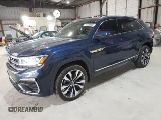 2021 Volkswagen Atlas SEL Premium R-Line with VIN 1V2FE2CA6MC207491, listed as a Copart auction lot 53086855 with 67,837 mi miles and Salvage title. Bid and sale history available at DreamBid. Image 1.