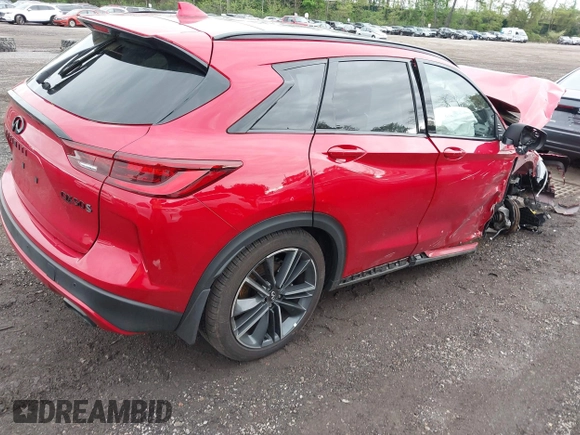 2025 Infiniti QX50 Sport z VIN 3PCAJ5FB5SF103880, wystawiony jako IAAI lot #42208867 z przebiegiem 1 173 mil mil oraz . Historia ofert i sprzedaży dostępna na DreamBid. Obrazek 4.