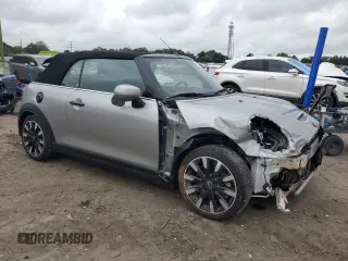 2023 MINI Convertible Cooper S with VIN WMW43DL07P3R10231, listed as a Copart auction lot 72804794 with 7,460 mi miles and Salvage Title. Bid and sale history available at carsss.com. Image 4.