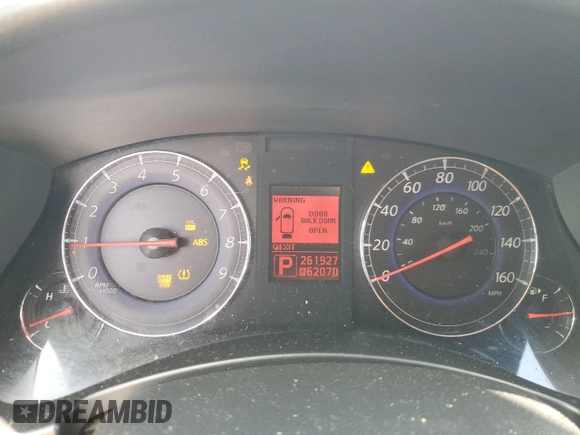 2008 Infiniti EX Journey with VIN JNKAJ09E48M303575, listed as a Copart auction lot 77755054 with 261,927 mi miles and Salvage Title. Bid and sale history available at DreamBid. Image 9.