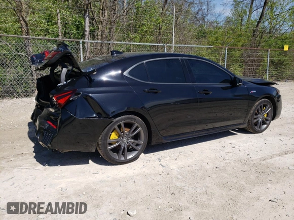 2018 Acura TLX w/A-SPEC Pkg z VIN 19UUB2F66JA001637, wystawiony jako Copart lot #54887015 z przebiegiem 97 517 mil mil oraz Szkoda całkowita • Salvage title. Historia ofert i sprzedaży dostępna na DreamBid. Obrazek 3.