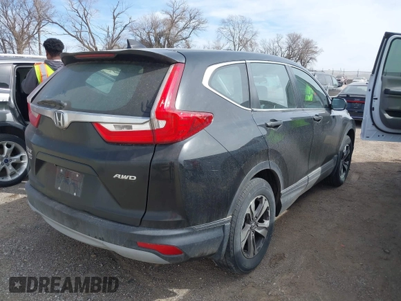 2017 Honda CR-V LX with VIN 2HKRW6H34HH218982, listed as a IAAI auction lot 41792567 with 83,908 mi miles. Bid and sale history available at carsss.com. Image 4.