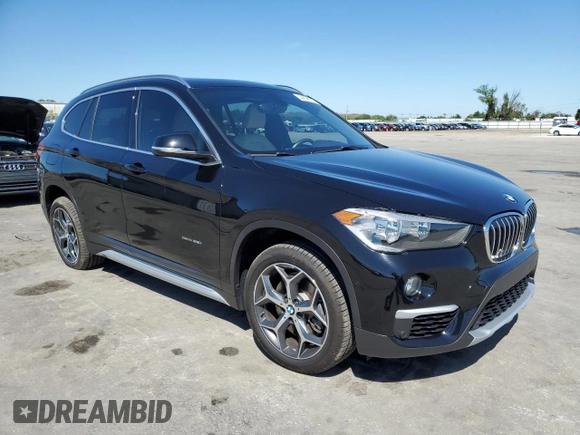 2017 BMW X1 sDrive28i with VIN WBXHU7C38H5H35075, listed as a Copart auction lot 44896793 with 78,172 mi miles. Bid and sale history available at carsss.com. Image 4.