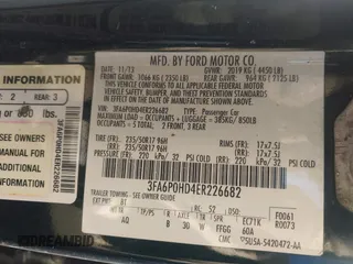 2014 Ford Fusion SE with VIN 3FA6P0HD4ER226682, listed as a IAAI auction lot 41129765 with 153,024 mi miles. Bid and sale history available at carsss.com. Image 9.