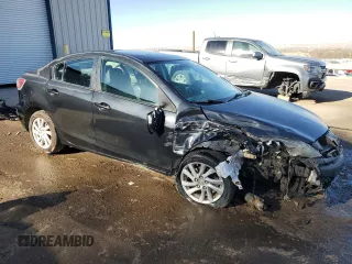2012 Mazda 3 i Grand Touring with VIN JM1BL1W81C1576956, listed as a Copart auction lot 47105295 with Not Provided miles and Salvage Title. Bid and sale history available at carsss.com. Image 4.