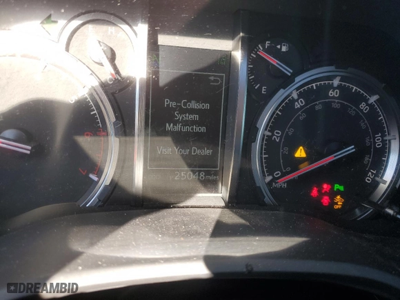 2020 Toyota 4Runner SR5 with VIN JTEBU5JR3L5752172, listed as a Copart auction lot 46652925 with 25,048 mi miles and Salvage Title. Bid and sale history available at carsss.com. Image 9.