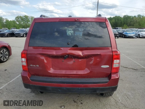 2016 Jeep Patriot Latitude with VIN 1C4NJRFB5GD742252, listed as a Copart auction lot 54364955 with 108,134 mi miles and Salvage title. Bid and sale history available at DreamBid. Image 6.