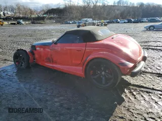 2000 Plymouth Prowler z VIN 1P3EW65GXYV605039, wystawiony jako Copart lot #86871634 z przebiegiem 33 584 mil mil oraz Szkody całkowita. Historia ofert i sprzedaży dostępna na DreamBid. Obrazek 2.