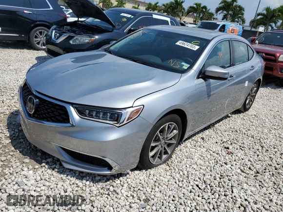 2020 Acura TLX with VIN 19UUB1F36LA013709, listed as a Copart auction lot 49624703 with 0 mi miles. Bid and sale history available at carsss.com. Image 1.