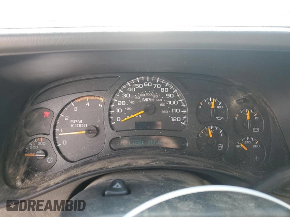 2005 GMC Sierra 2500HD SLE z VIN 1GTHK232X5F941546, wystawiony jako Copart lot #52755075 z przebiegiem 255 452 mil mil oraz Szkoda całkowita • Salvage title. Historia ofert i sprzedaży dostępna na DreamBid. Obrazek 9.
