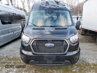 2023 Ford Transit with VIN 1FBVU4X8XPKB63870, listed as a Copart auction lot 82731504 with 7,576 mi miles and Salvage Title. Bid and sale history available at DreamBid. Image 5.