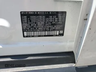 2024 Honda HR-V Sport with VIN 3CZRZ2H53RM708515, listed as a Copart auction lot 62723285 with 8,986 mi miles and Salvage title. Bid and sale history available at DreamBid. Image 13.