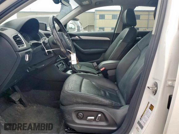 2017 Audi Q3 Premium with VIN WA1BCCFS4HR014916, listed as a Copart auction lot 57602295 with 92,348 mi miles and Salvage title. Bid and sale history available at DreamBid. Image 7.