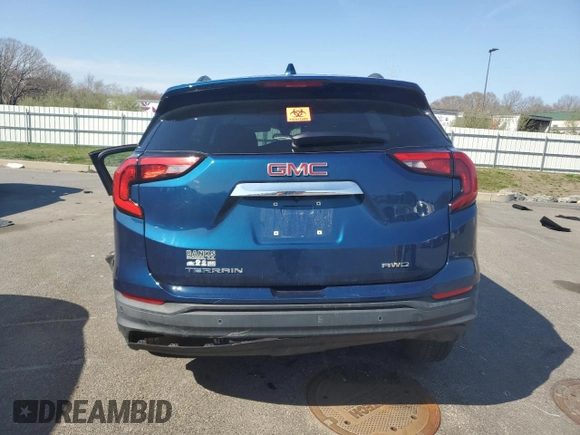 2021 GMC Terrain SLE with VIN 3GKALTEV9ML357935, listed as a Copart auction lot 54071055 with Not provided miles and Clean title. Bid and sale history available at DreamBid. Image 6.
