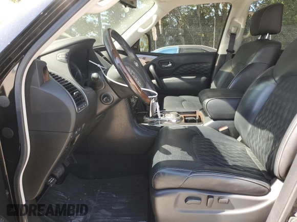 2018 Infiniti QX80 with VIN JN8AZ2NE9J9192420, listed as a Copart auction lot 71944594 with 74,376 mi miles and Salvage Title. Bid and sale history available at carsss.com. Image 7.