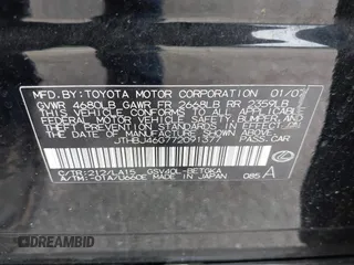 2007 Lexus ES 330 with VIN JTHBJ46G772091377, listed as a IAAI auction lot 42123091 with Not Provided miles and . Bid and sale history available at DreamBid. Image 9.
