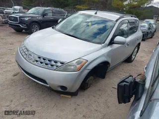 2006 Nissan Murano SL with VIN JN8AZ08W36W505317, listed as a IAAI auction lot 42023024 with 146,427 mi miles. Bid and sale history available at carsss.com. Image 2.