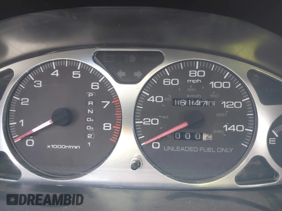 2000 Acura Integra SE with VIN JH4DC4461YS015281, listed as a IAAI auction lot 40733180 with 161,470 mi miles and . Bid and sale history available at DreamBid. Image 7.