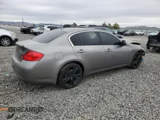 2007 Infiniti G35 Sedan G35x with VIN JNKBV61F37M810207, listed as a Copart auction lot 47634545 with 238,387 mi miles and Salvage Title. Bid and sale history available at carsss.com. Image 3.