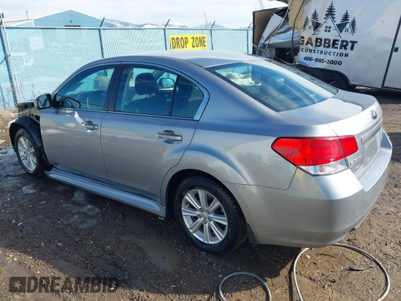 2011 Subaru Legacy Premium with VIN 4S3BMCC63B3226369, listed as a IAAI auction lot 41609249 with 63,597 mi miles and . Bid and sale history available at DreamBid. Image 3.