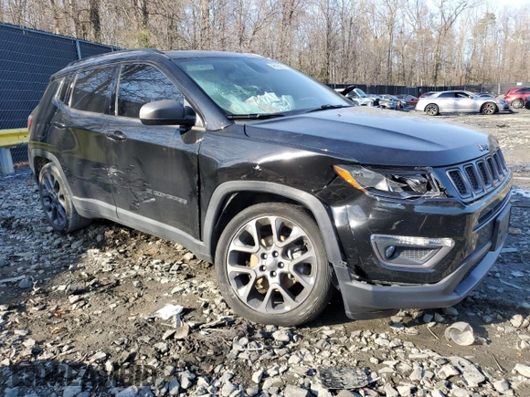 2021 Jeep Compass 80th Anniversary z VIN 3C4NJCEB3MT535931, wystawiony jako Copart lot #48195865 z przebiegiem 59 207 mil mil oraz Szkoda całkowita • Salvage title. Historia ofert i sprzedaży dostępna na DreamBid. Obrazek 4.