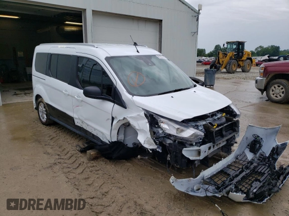 2022 Ford Transit Connect XLT with VIN NM0GS9F28N1543603, listed as a Copart auction lot 61275774 with 19,014 mi miles and Salvage title. Bid and sale history available at DreamBid. Image 4.