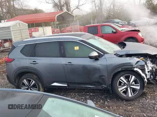 2022 Nissan Rogue SL with VIN 5N1BT3CA2NC730709, listed as a IAAI auction lot 41133228 with 40,794 mi miles and . Bid and sale history available at carsss.com. Image 13.