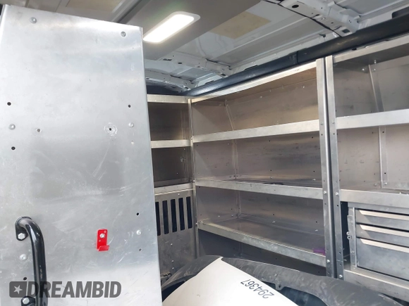 2019 Ford Transit with VIN 1FTBW2CM9KKA40571, listed as a IAAI auction lot 41995014 with 112,410 mi miles and . Bid and sale history available at DreamBid. Image 8.