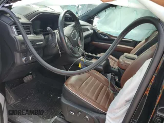 2023 GMC Yukon XL Denali Ultimate with VIN 1GKS2KKL7PR190265, listed as a Copart auction lot 63596504 with 37,297 mi miles and Salvage Title. Bid and sale history available at carsss.com. Image 7.