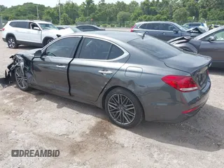 2019 Genesis G70 Advanced z VIN KMTG34LA7KU021443, wystawiony jako IAAI lot #42446270 z przebiegiem 48 025 mil mil oraz . Historia ofert i sprzedaży dostępna na DreamBid. Obrazek 3.