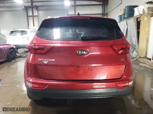 2017 Kia Sportage EX with VIN KNDPN3AC0H7237407, listed as a Copart auction lot 42774995 with 192,611 mi miles and Salvage Title. Bid and sale history available at carsss.com. Image 6.